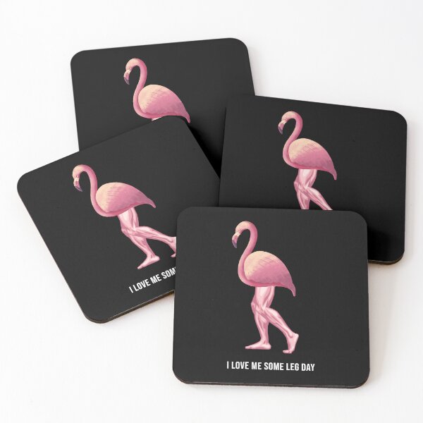 Item preview, Funny Bodybuilding Flamingo Leg Day Gym Workout  designed and sold by Funny Shirts Matter.