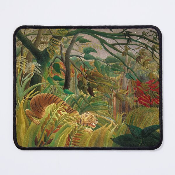 Item preview, Henri Rousseau - Tiger in a Tropical Storm designed and sold by Vintage Wall Art.