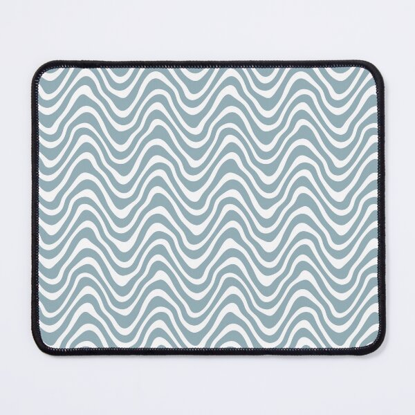 Item preview, Light Blue Waves Textile Design designed and sold by Vintage Wall Art.
