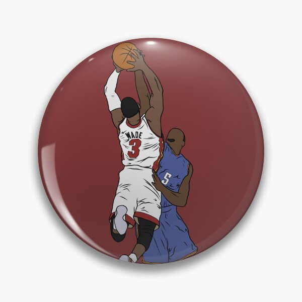 Artikelvorschau, Dwyane Wade Dunks auf Kendrick Perkins entworfen und verkauft von RatTrapTees.