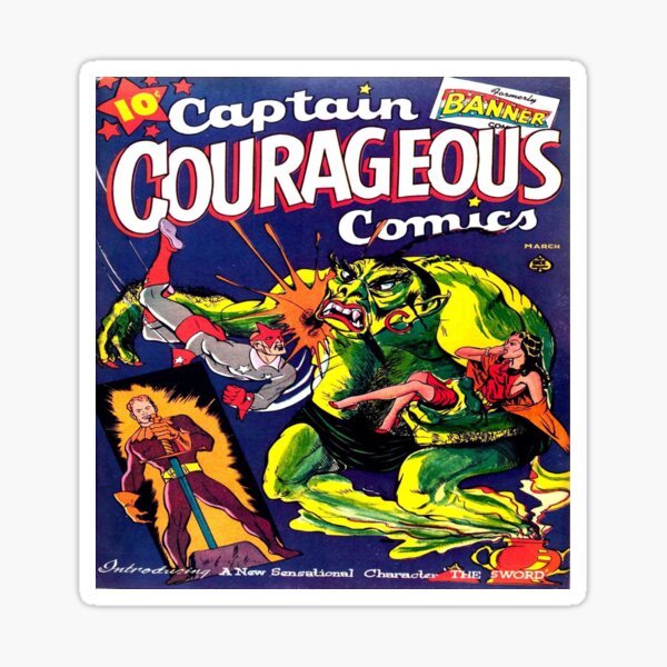 captain-courageous-comics-sticker-by-thebigshop1-redbubble