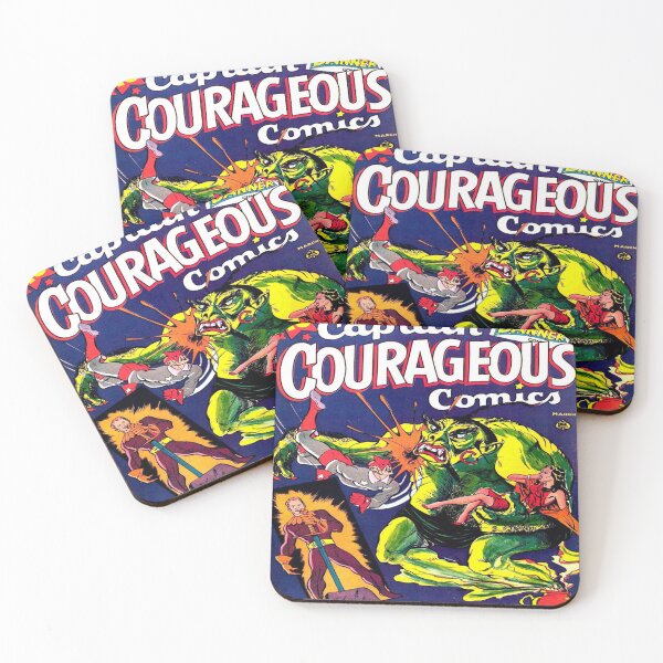 Item preview, Captain Courageous Comics  designed and sold by TheBigShop1.