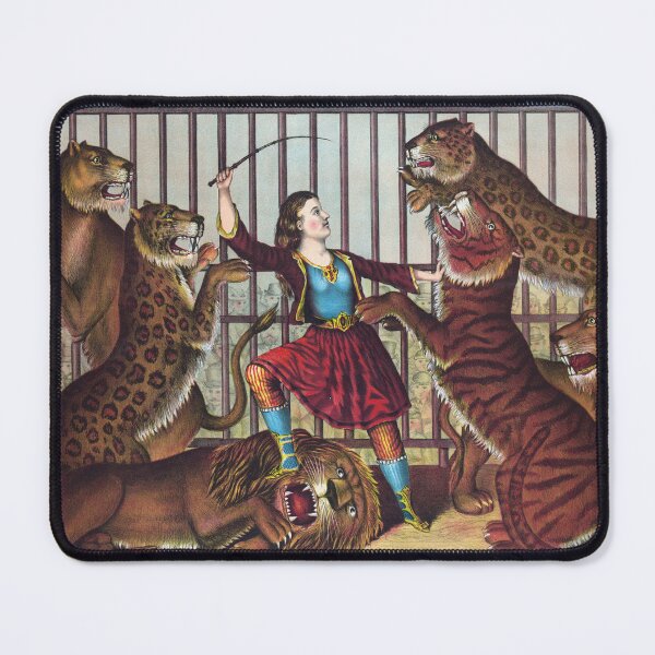 Item preview, The Lion Queen - Vintage Circus Art, 1873 designed and sold by Vintage Wall Art.