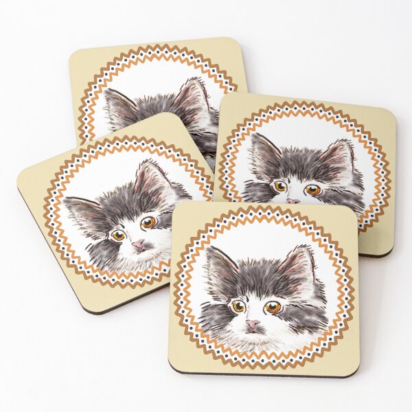 Item preview, Ric Rac Kitten Cat designed and sold by artmuvz.