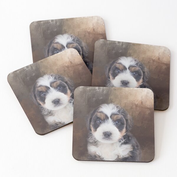 Item preview, Tricolor Maltipoo Puppy One designed and sold by Elisabeth Lucas.