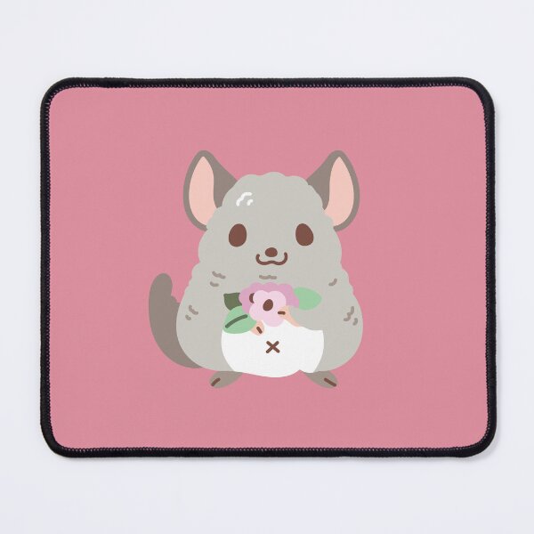 Item preview, Chinchilla and flowers Pattern  designed and sold by Miri-Noristudio.