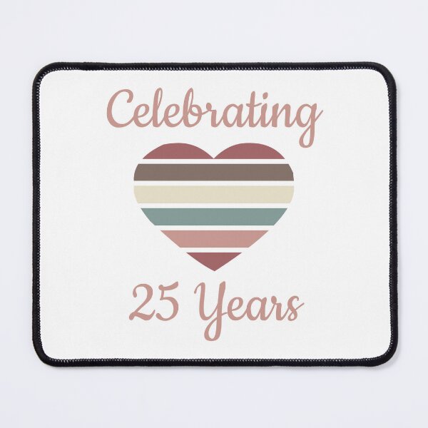 Item preview, Celebrating 25th Wedding Anniversary designed and sold by thepixelgarden.