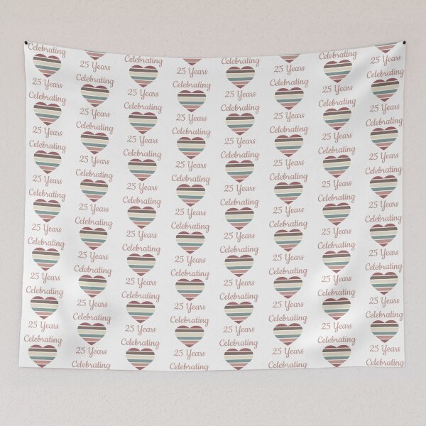 Item preview, Celebrating 25th Wedding Anniversary designed and sold by thepixelgarden.