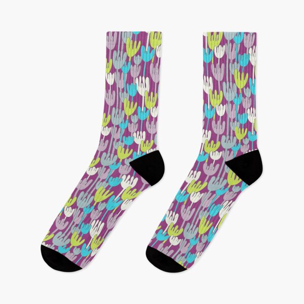 Item preview, Modern abstract tulip flowers designed and sold by FrancesPoff.