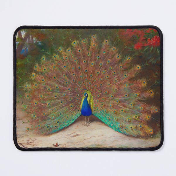 Item preview, Peacock and Peacock Butterfly designed and sold by Vintage Wall Art.