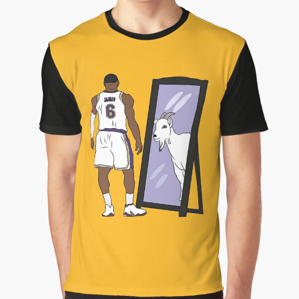 LeBron James Mirror Goat LA Lakers T-Shirt – Teepital – Everyday
