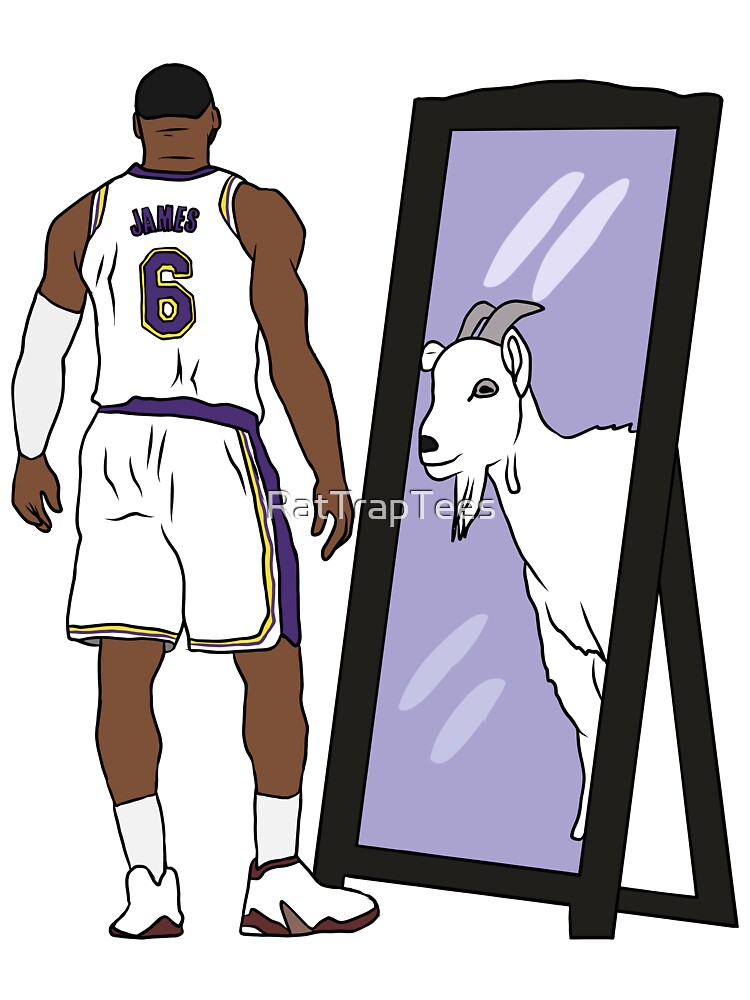 LeBron James Mirror GOAT (Lakers #6) Kids T-Shirt for Sale by