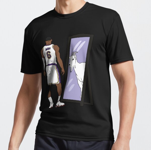 LeBron James Mirror GOAT (Lakers) Essential T-Shirt for Sale by