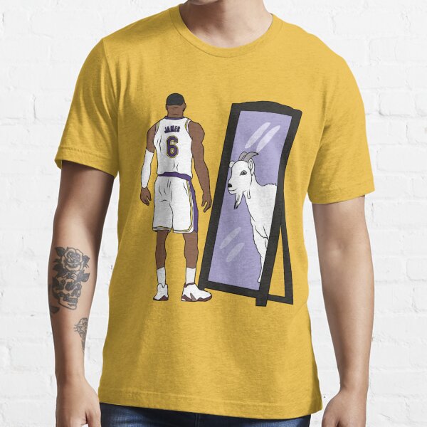 LeBron James Mirror Goat LA Lakers T-Shirt – Teepital – Everyday