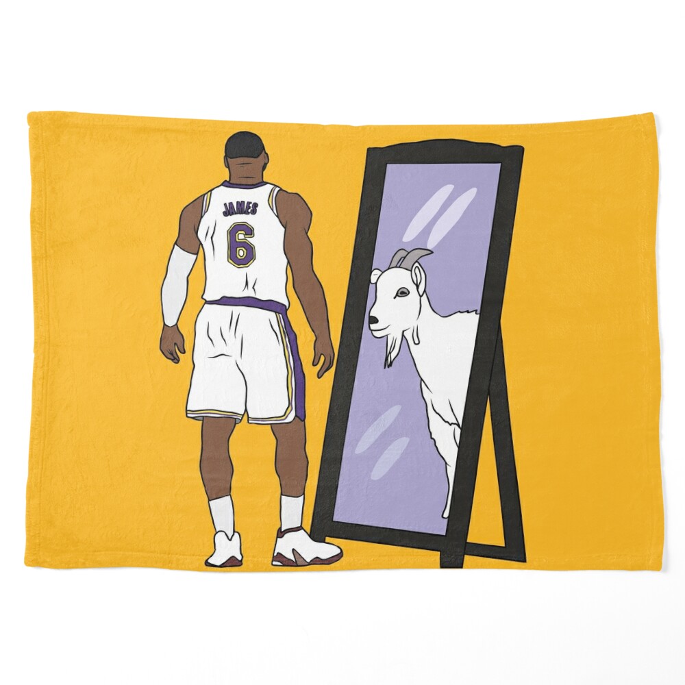 NBA La Lakers Youth LeBron James The Goat T-Shirt Size: Medium