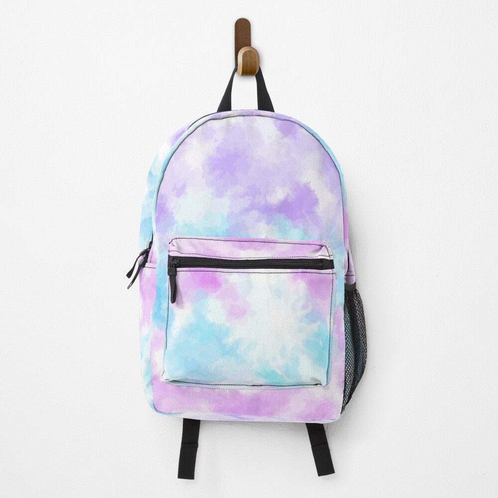 Discover Tye Dye Cotton Candy Blue Pink Purple Pastels Pattern Backpack
