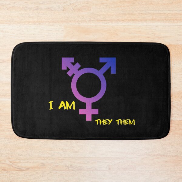 Item preview, I am they them non binary pride designed and sold by ArtMeetsPizza.
