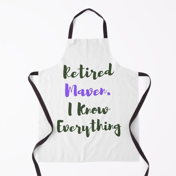 Item preview, Retired Maven. I Know Everything - Funny Yiddish Phrases designed and sold by MikeMargolisArt.