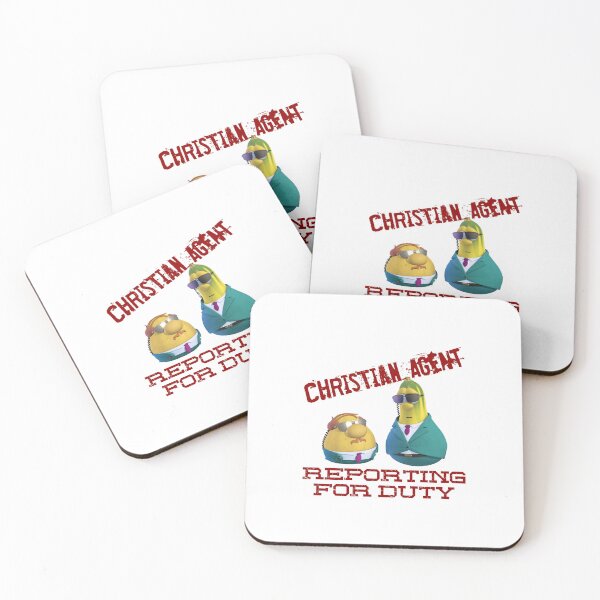 Item preview, Veggie Message: CHRISTIAN AGENT Reporting for Duty designed and sold by PawsitiveMum.