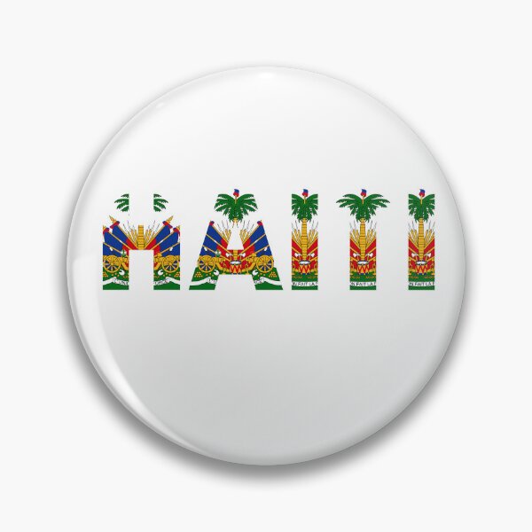 Artikelvorschau, HAITIANISCHES FLAGGENEMBLEM entworfen und verkauft von ZANTRART.