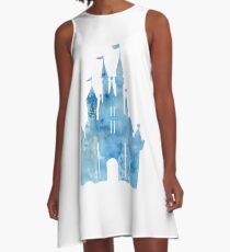 Blue Wishes A-Line Dress