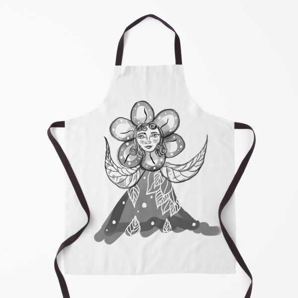Item preview, Flower Spirit - Black and White designed and sold by Ellen O'Loughlin.