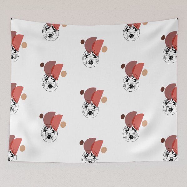 Item preview, Daruma luck abstract designed and sold by jpn insprd.