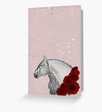 Baroque and Roses Greeting Card