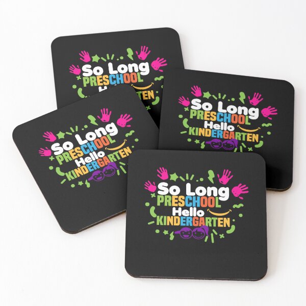 Item preview, So Long Preschool Hello Kindergarten, Moving up to the next grade! designed and sold by teesBYAlioui.