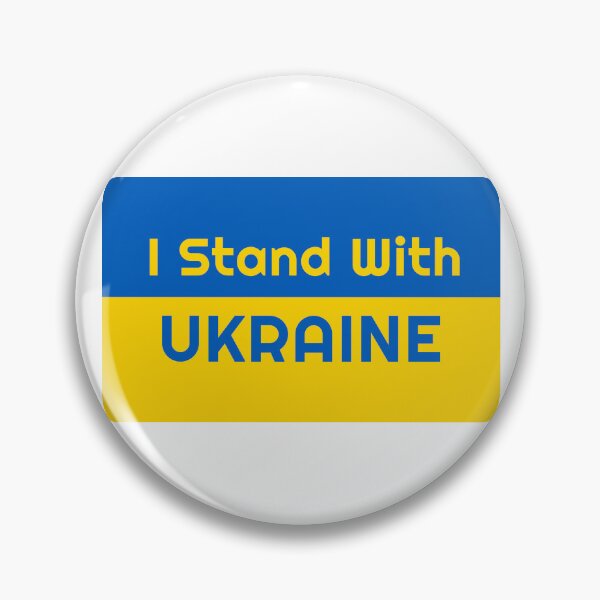 Item preview, I Stand With Ukraine - Ukrain Flag designed and sold by iamwickedz.