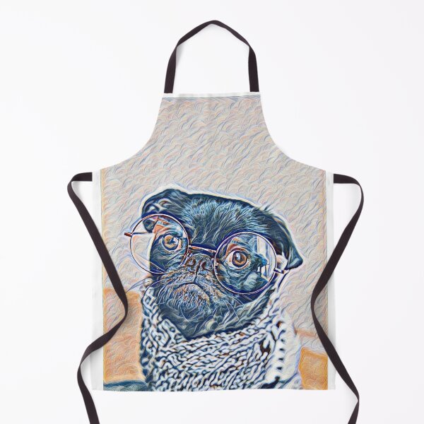 Item preview, Sunday School Smart Pop Art Portrait Puppy Pug Life Art designed and sold by TheWildFlix.