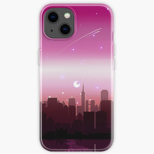 Lesbian Pride Cityscape iPhone Soft Case