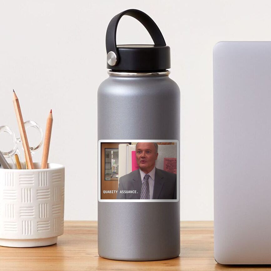 "Creed Bratton "Quality Assurance"" Sticker for Sale by ActiveDancer