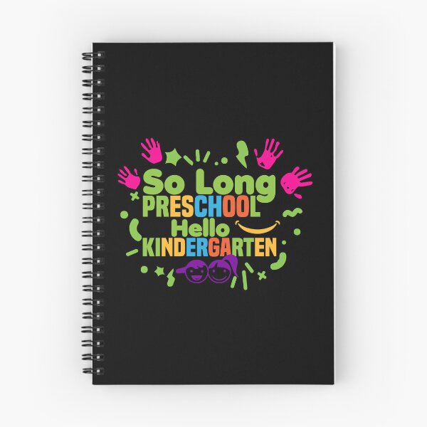 Item preview, So Long Preschool Hello Kindergarten, Moving up to the next grade! designed and sold by teesBYAlioui.