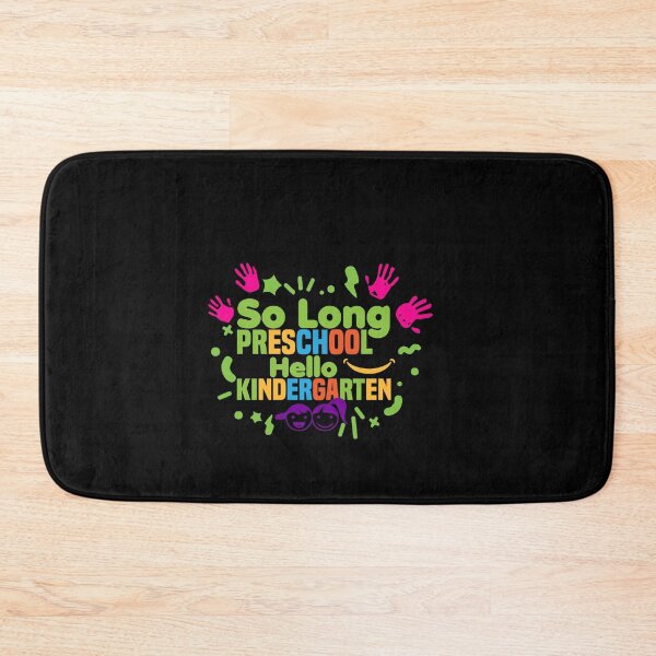 Item preview, So Long Preschool Hello Kindergarten, Moving up to the next grade! designed and sold by teesBYAlioui.