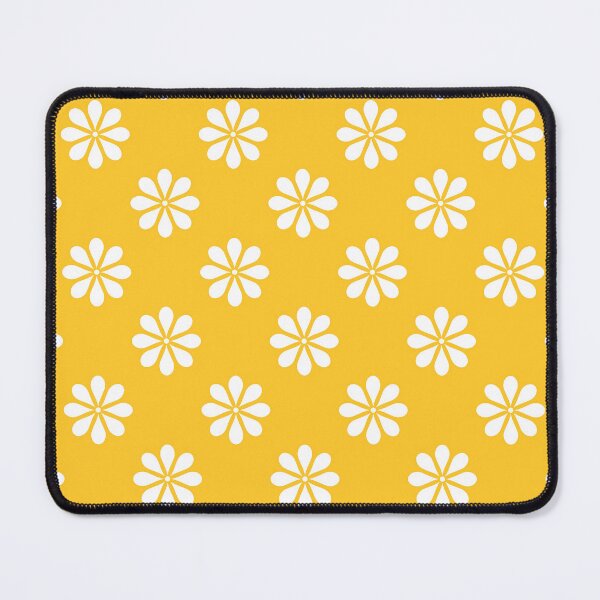 Item preview, Yellow And White Retro Fashionable Flower Pattern designed and sold by DEC02.