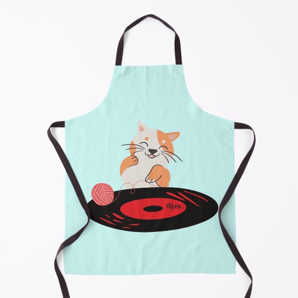 Item preview, Cat playing retro vinyl designed and sold by Light79.