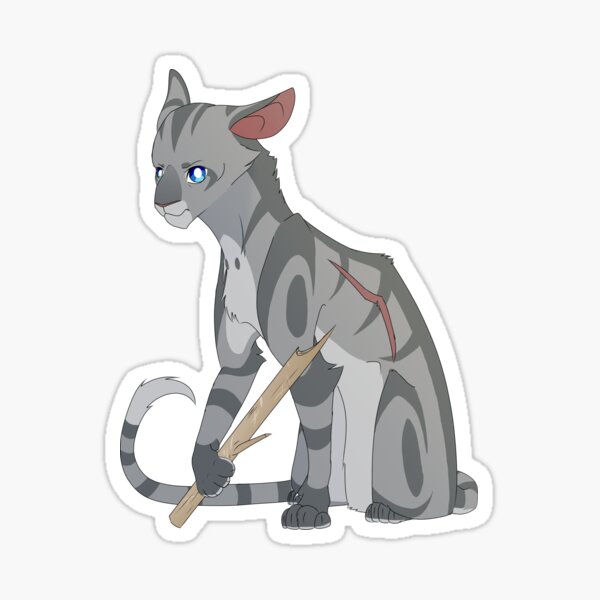 Warriors - Jayfeather Sticker for Sale by SighFur