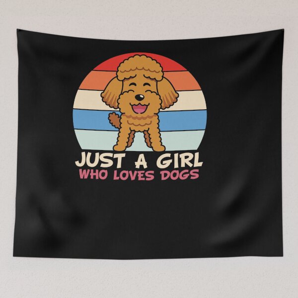Item preview, JUST A GIRL WHO LOVES DOGS DOG LOVERS HOLDERS POODLE designed and sold by sobriowslen.