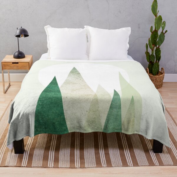 Item preview, Scandi Green Mountain Range designed and sold by UrbanEpiphany.
