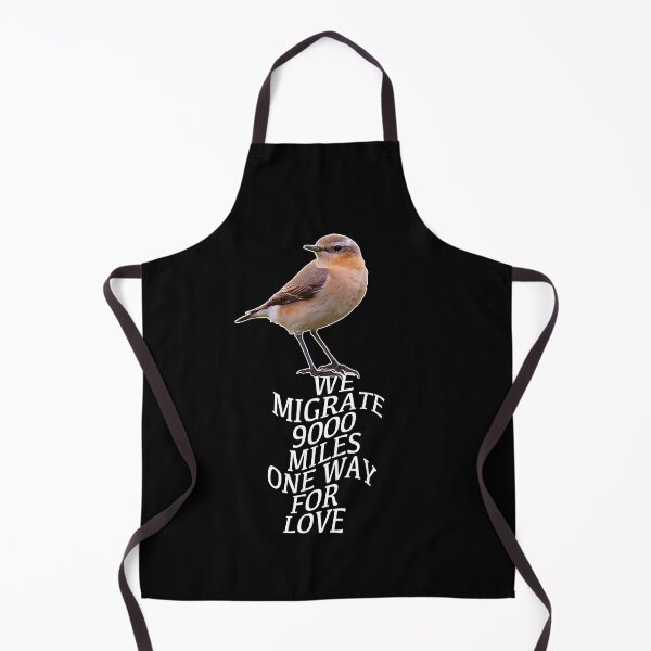 Item preview, We migrate 9000 miles one way for love. The amazing life of Northern Wheatears. designed and sold by studiohfy.