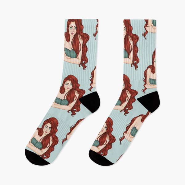 Item preview, mermaid blue background  designed and sold by Loly artist.