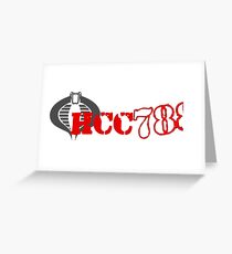 HCC788 logo Greeting Card