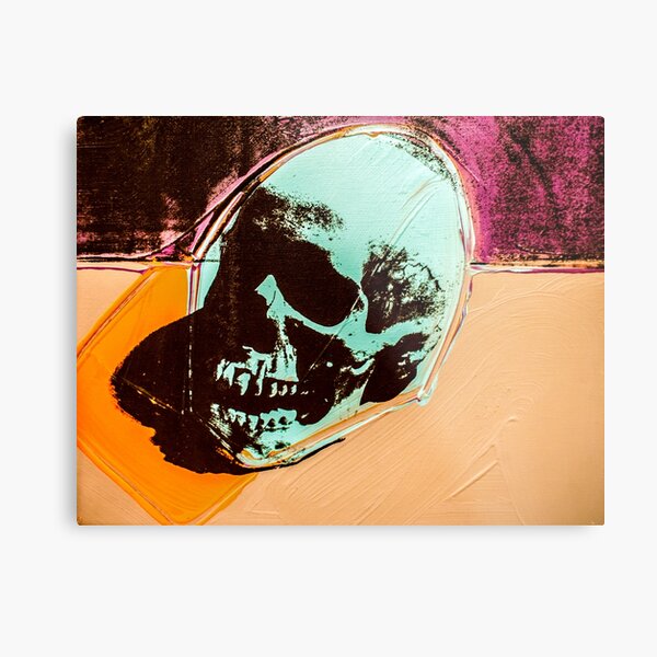 Skull | Andy Warhol | Metal Print
