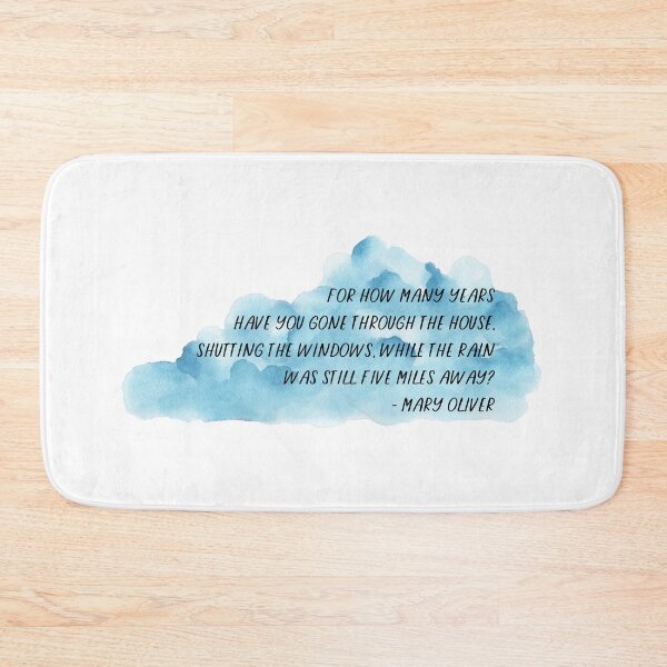 Item preview, Rain | Mary Oliver designed and sold by ArtistVenus.