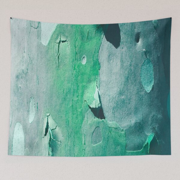 Item preview, Exotic Tree Bark With Green And Aqua Hues designed and sold by DEC02.