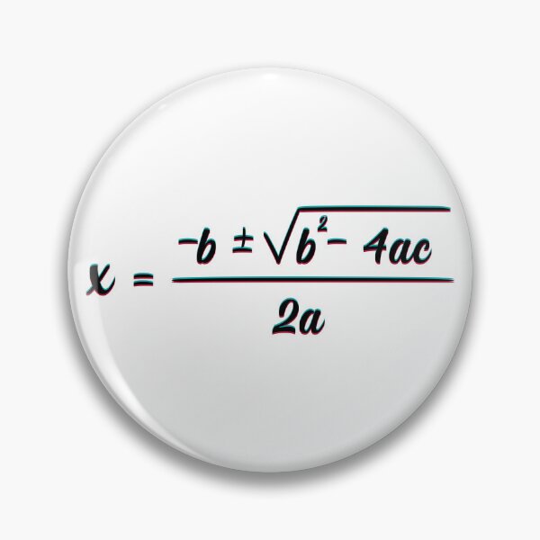 Item preview, Quadratic Formula 3D Gletch For Math Lovers Best Gifts for Teachers and Students  designed and sold by YerrouDesing.