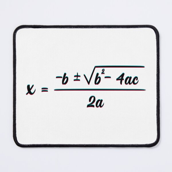 Item preview, Quadratic Formula 3D Gletch For Math Lovers Best Gifts for Teachers and Students designed and sold by YerrouDesing.