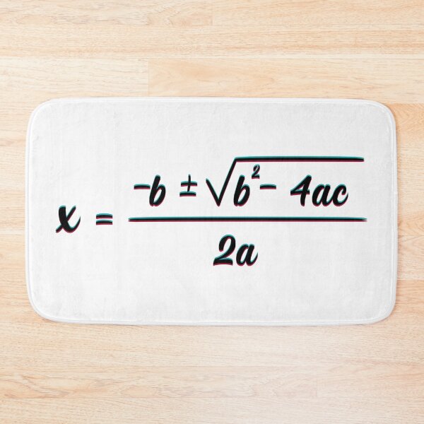 Item preview, Quadratic Formula 3D Gletch For Math Lovers Best Gifts for Teachers and Students  designed and sold by YerrouDesing.