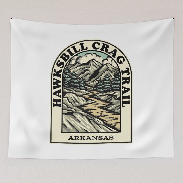 Item preview, Hawksbill Crag Trail Arkansas hiking backpacking trail designed and sold by HalpinDesign.